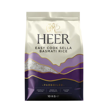 HEER Easy Cook Sella Basmati Rice 10 KG