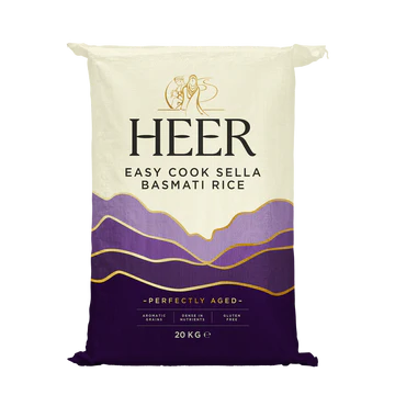 HEER Easy Cook Sella Basmati Rice 20 KG
