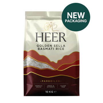 HEER Golden Sella Basmati Rice 10 KG