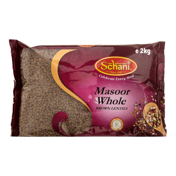 Schani Brown Lentils (Masoor) Whole 2 KG